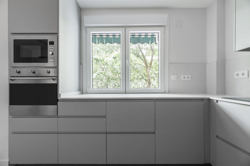 Energy-Efficient Casement Window in a Kitchen