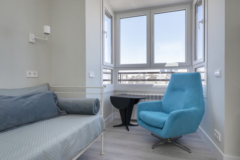 Bay Window in a Front Entryway